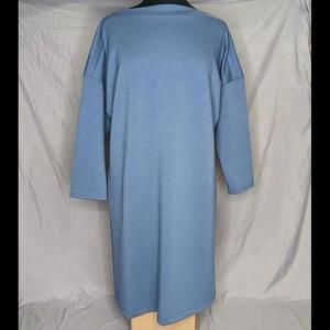 New Women’s Forcynthia Blue Sheath Career Formal 3/4  Sleeve Dress Size Large